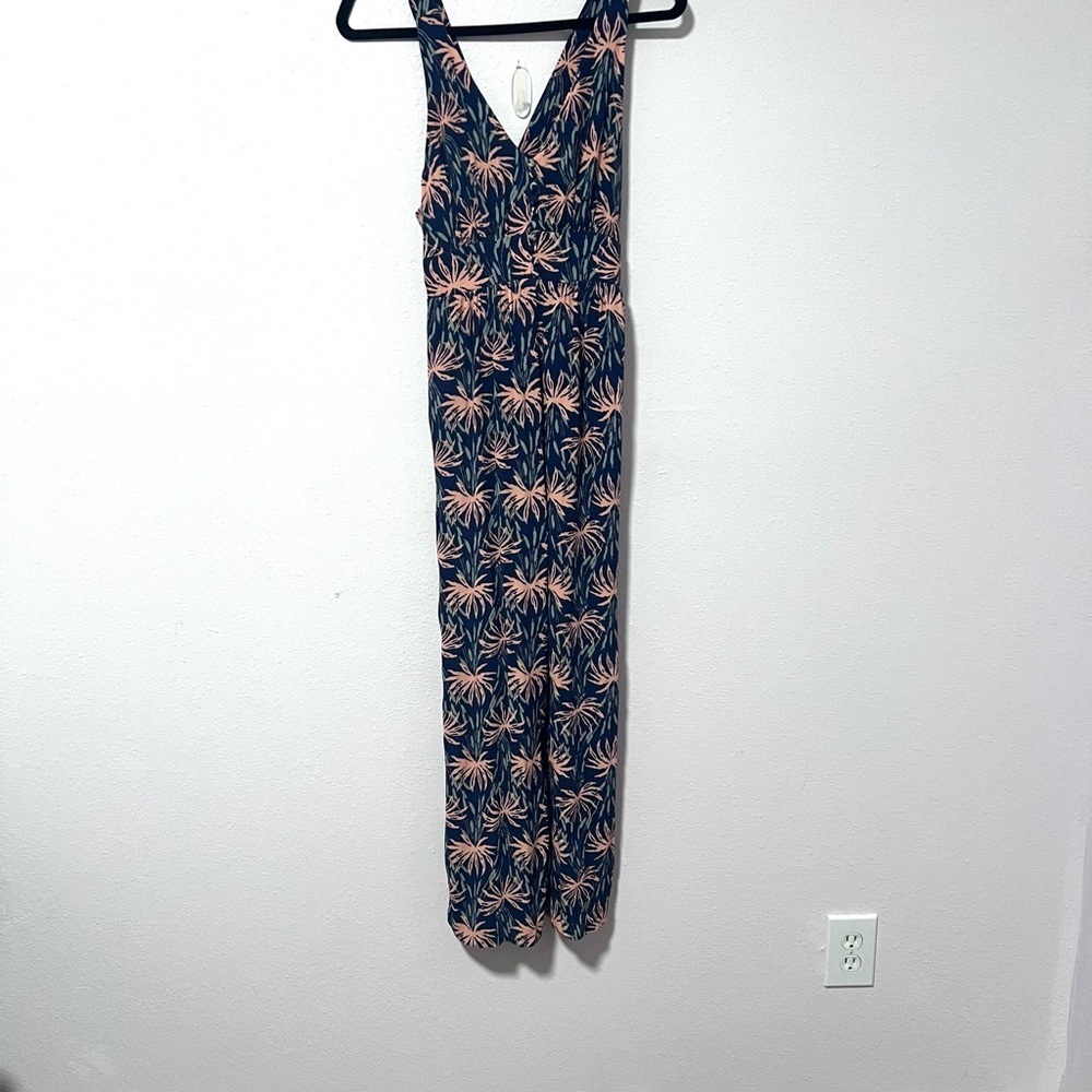 Madewell Palm print jumpsuit summer resort wear 2‎ - Picture 3 of 15